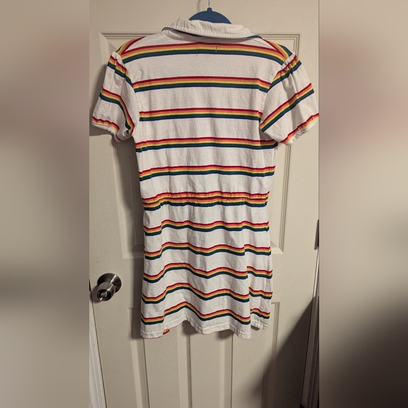 Run and Fly Collared Rainbow Pride Short Dress Size UK 12, US 8? - Picture 2 of 3